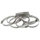 Twin Eagle Imports 10 Piece 304 Stainless Steel 84-108mm Worm Drive Hose Clamp