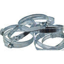 Twin Eagle Imports 10 Piece Zinc Coated Steel 65-89mm Worm Drive Hose Clamp