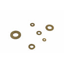 Twin Eagle Imports 250pc Metric Brass Washer Grab Kit Assortment