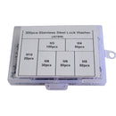 Twin Eagle Imports 300pc Stainless Steel Lock Washer Grab Kit
