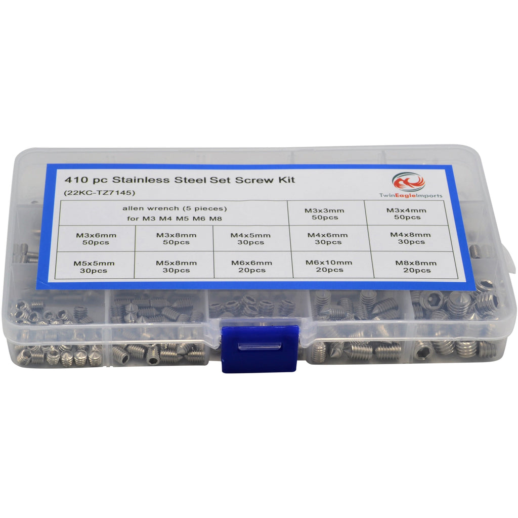 Screw Grab Rool 410-Piece Stainless Steel Metric Set Screw Grab Kit