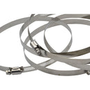 Twin Eagle Imports 5 Piece 304 Stainless Steel 155-178mm Worm Drive Hose Clamp