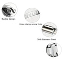 Twin Eagle Imports 50 Piece 304 Stainless Steel 12-23mm Worm Drive Hose Clamp