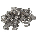 Twin Eagle Imports 50 Piece 304 Stainless Steel 6-15mm Worm Drive Hose Clamp