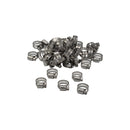 Twin Eagle Imports 50 Piece 304 Stainless Steel 7-16mm Worm Drive Hose Clamp