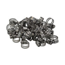 Twin Eagle Imports 50 Piece 304 Stainless Steel 7-16mm Worm Drive Hose Clamp