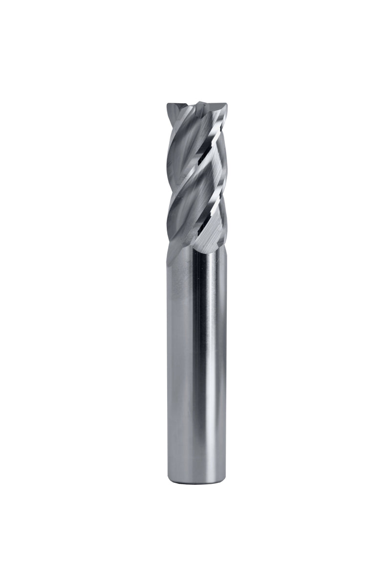 SHORT SERIES CORNER RADIUS ENDMILL - Best Carbide 4mm (4 Flute, Nano Coated, 0.2mm Radius)