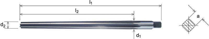 Somta - Hss Taper Pin Reamer 5/8"