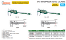 WATERPROOF DIGITAL CALIPER - 1126-150