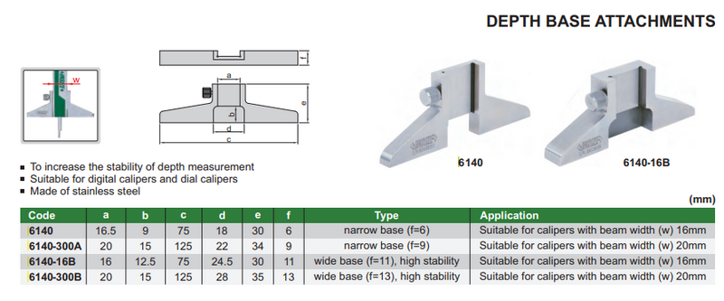 DEPTH BASE ATTACHMENT - 6140