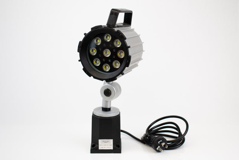 9w Short Arm Led Machine Work Light Aluminium