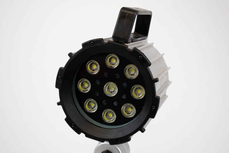 9w Short Arm Led Machine Work Light Aluminium