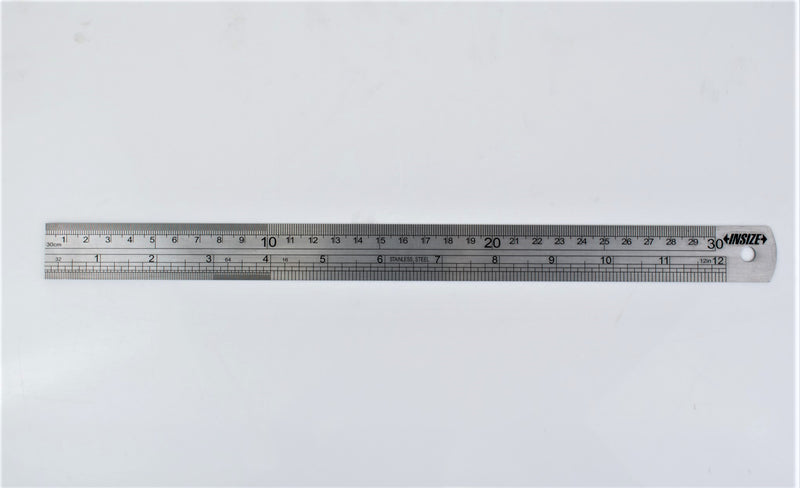STAINLESS STEEL RULE - INSIZE 7110-300 300mm / 12"