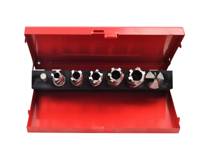 Hss 7Pc Annular Cutter Kit With Countersink (25Mm D.O.C)