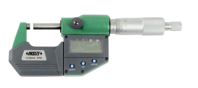 DIGITAL OUTSIDE MICROMETER - INSIZE 3101-25FA 0-25mm / 0-1"