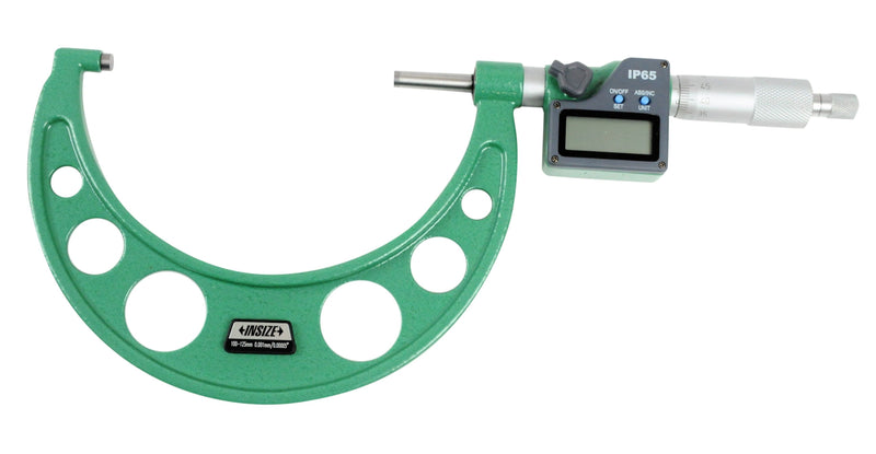 DIGITAL OUTSIDE MICROMETER - INSIZE 3108-125A 100-125mm / 4"-5"