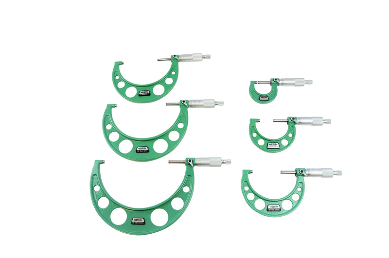 OUTSIDE MICROMETER SET | 0 - 150mm x 0.01mm | INSIZE 3203-1506A