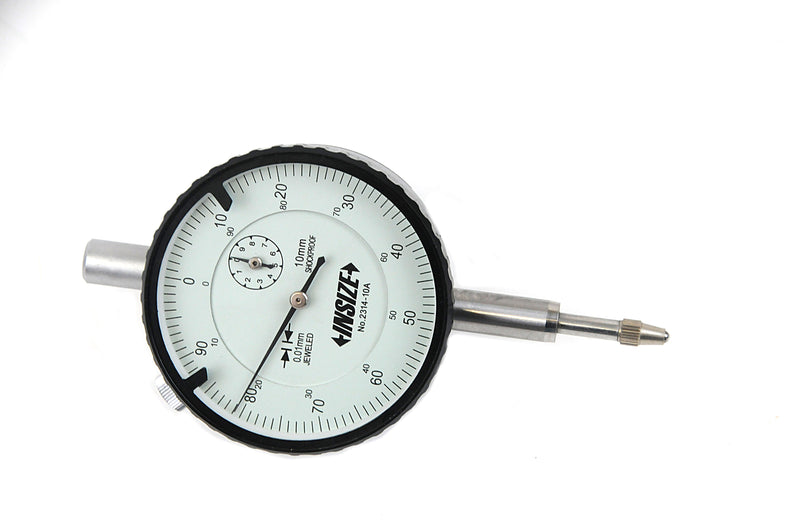 SHOCKPROOF DIAL INDICATOR | 10mm x 0.01m | INSIZE 2314-10A