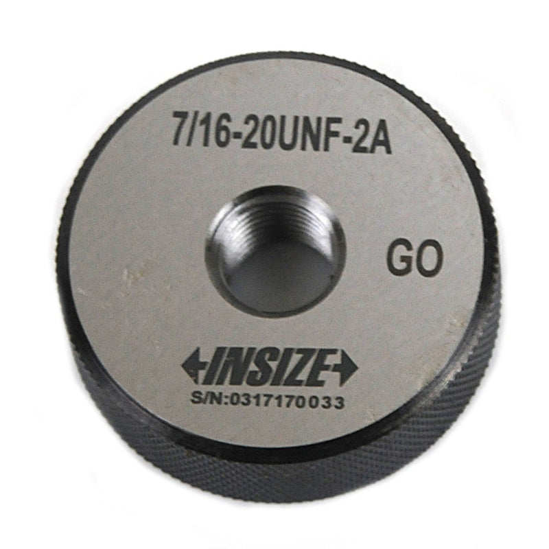 Insize 7/16-20UNF GO American Thread Ring Gauge 4121-7D2