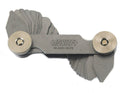 RADIUS GAUGE SET - INSIZE 4801-15E 1/32-1/4"