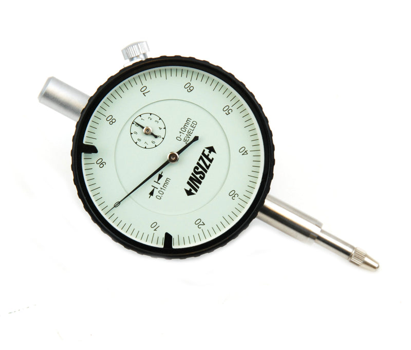 REVERSE READING DIAL INDICATOR | 0 - 10mm x 0.01mm | INSIZE 2801-10
