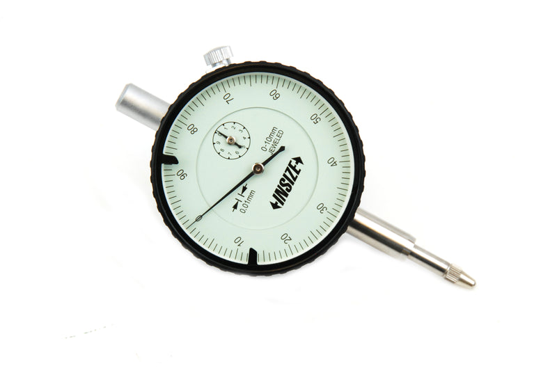 REVERSE READING DIAL INDICATOR | 0 - 10mm x 0.01mm | INSIZE 2801-10