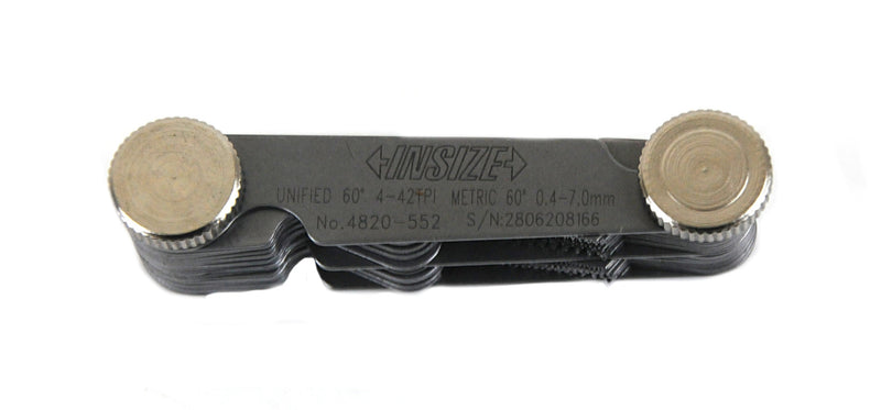 PITCH GAUGE - INSIZE 4820-552 0.4-7mm / 4-42TPI