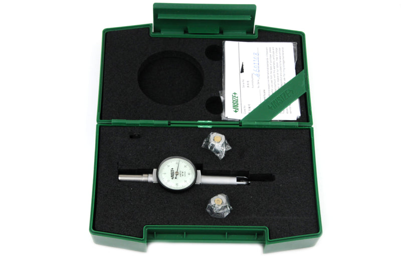 ROUND BODY DIAL TEST INDICATOR | 0 - 0.8mm x 0.01mm | INSIZE 2391-08