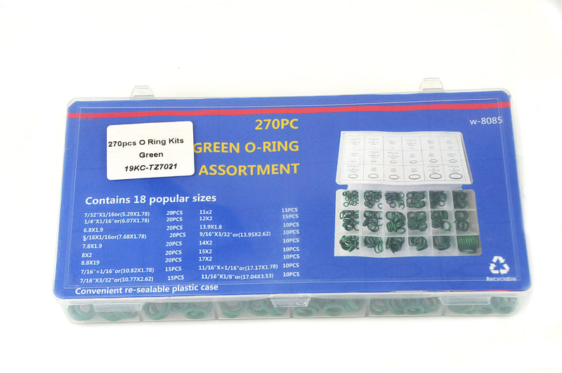 270pc Green O-Ring Kit