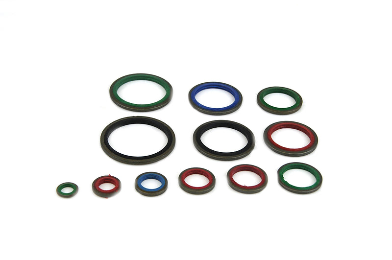 240 pc High Press Hydraulic Rubber Oil Pipe Seal Gasket Kit