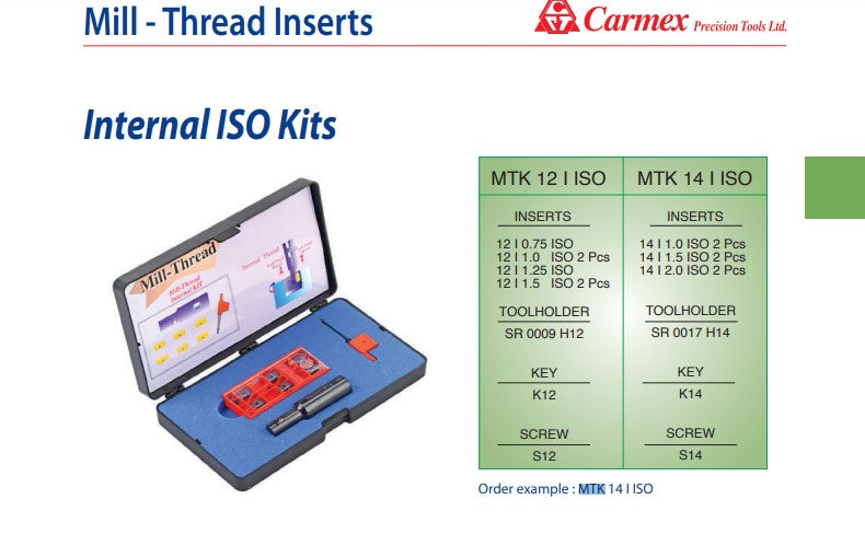 THREADMILL KIT MTK 14I ISO