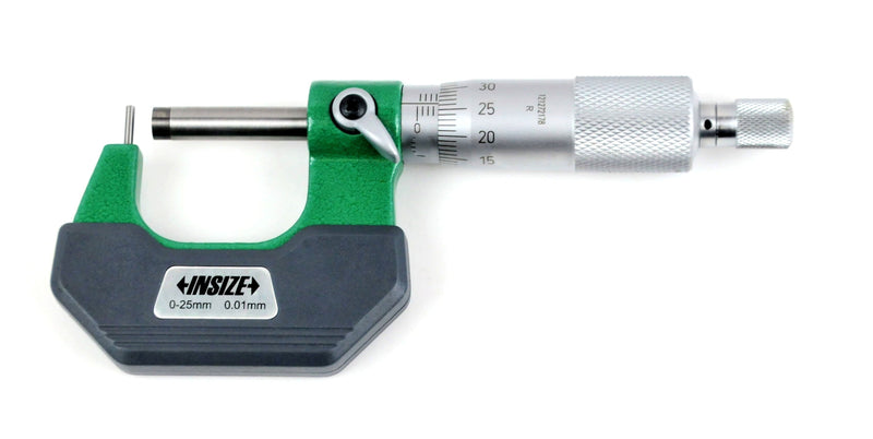 CYLINDRICAL ANVIL TUBE MICROMETER - INSIZE 3261-25A 0-25mm