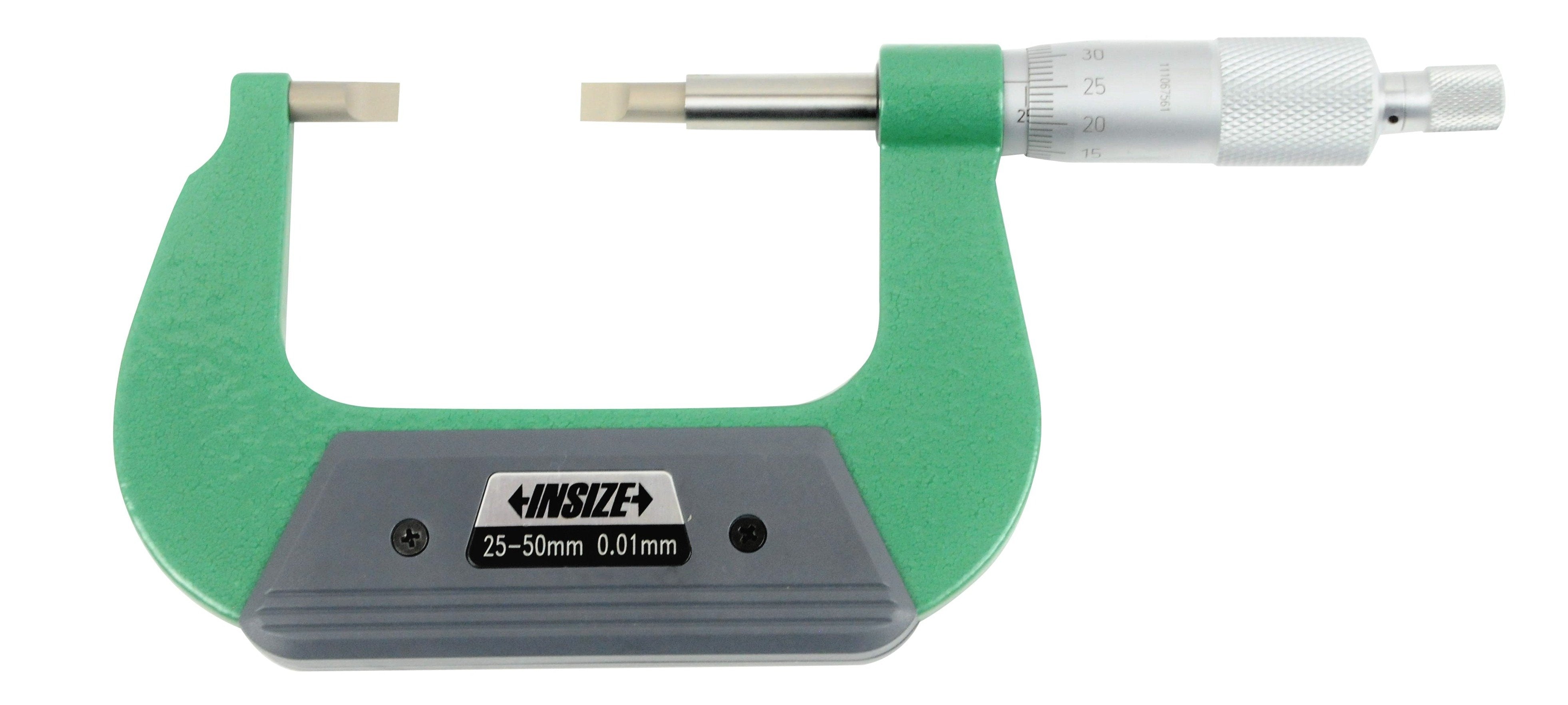 BLADE MICROMETER | 25 - 50mm x 0.01mm | INSIZE 3232-50BA