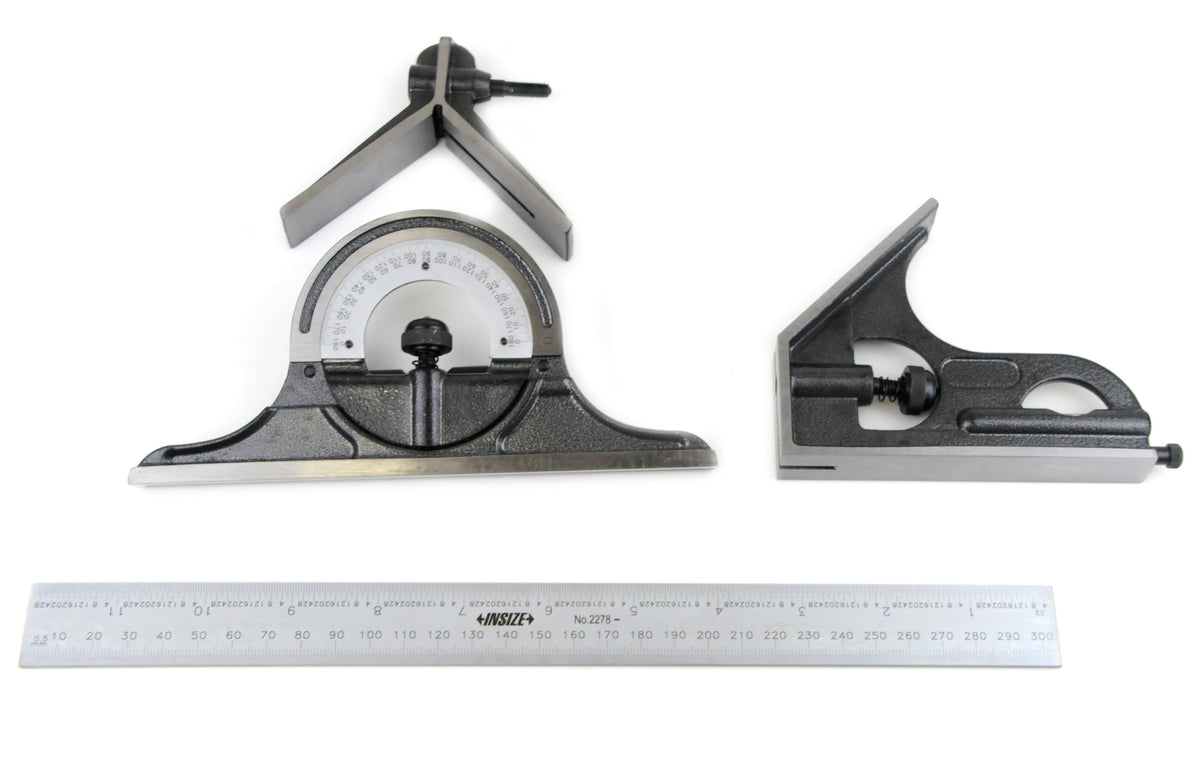 COMBINATION SQUARE SET - INSIZE 2278-180 | Wallers Industrial