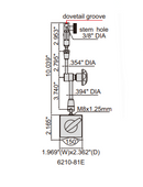 INSIZE UNIVERSAL MAGNETIC STAND 176LB - INSIZE 6210-81E