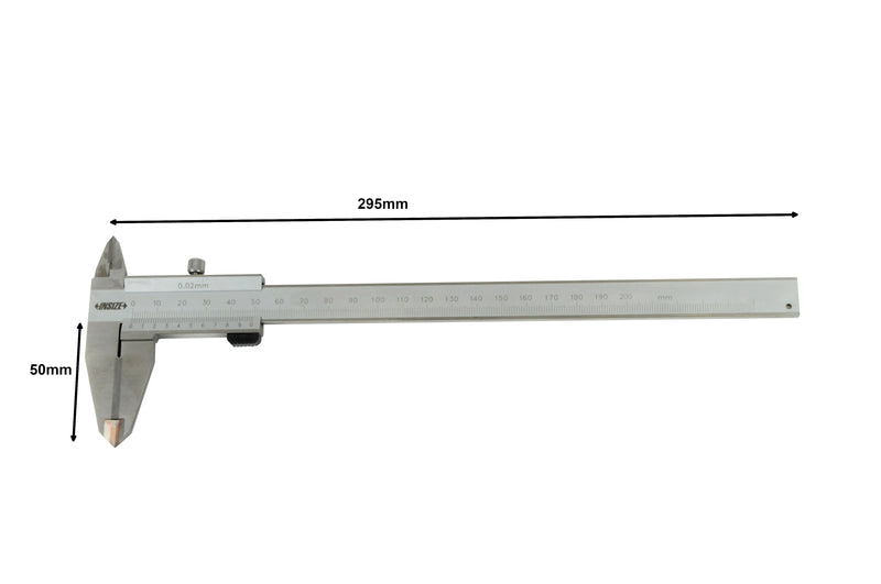 VERNIER CALIPER | 0 - 200mm x 0.02mm | INSIZE 1238-2001