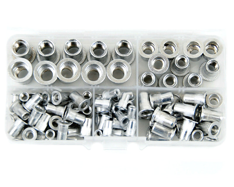 100 Pcs Aluminium rivet-nut set