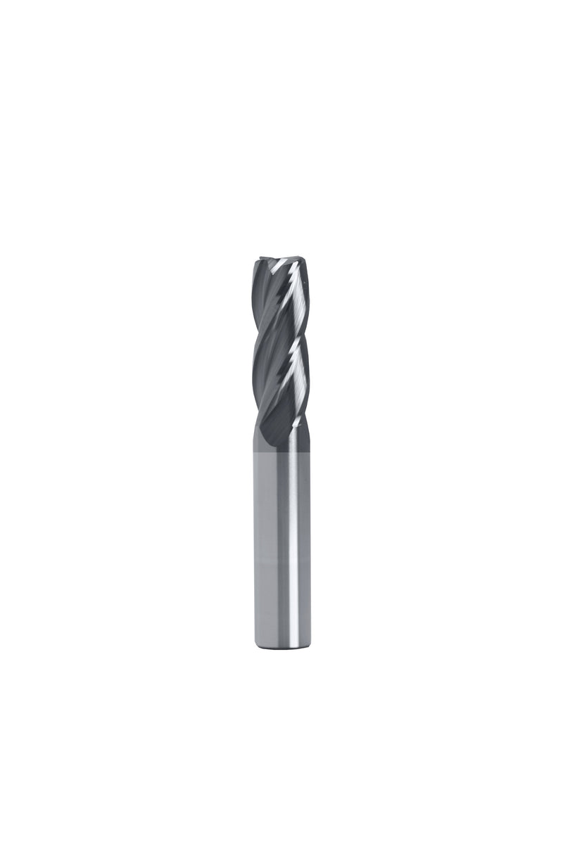 Wallers Industrial Hardware  BEST CARBIDE - 1/8" SOLID CARBIDE CORNER RADIUS S/S ENDMILL (TIALN COATED)