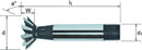Wallers Industrial Hardware  SOMTA - HSS-Co DOVETAIL CUTTER 25MM X 60 DEG (THREADED SHANK)