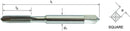 Wallers Industrial Hardware  SOMTA - HSS GUN NOSE TAP UNC NO. 12 (STANDARD)