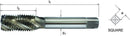 Wallers Industrial Hardware  SOMTA - HSSE-V SPIRAL FLUTE TAP UNF 1/2" (STANDARD)