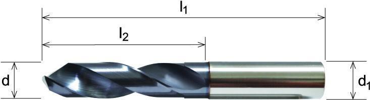 Wallers Industrial Hardware  SOMTA - SOLID CARBIDE DRILL 12MM (STUB LENGTH, NO THROUGH COOLANT)