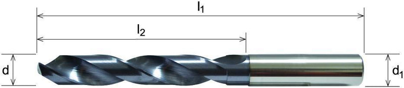 Wallers Industrial Hardware  SOMTA - SOLID CARBIDE JOBBER DRILL 10.2MM (JOBBER LENGTH, NO THROUGH HOLE COOLANT)